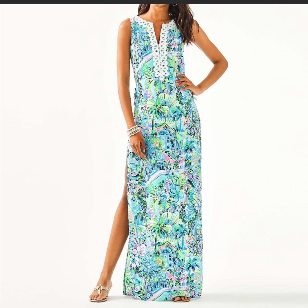 NWT Lilly Pulitzer Donna Maxi Romper